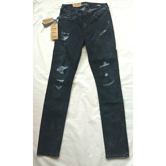 Silver Tuesday Mid Skinny Jeans - Picture 1 of 7